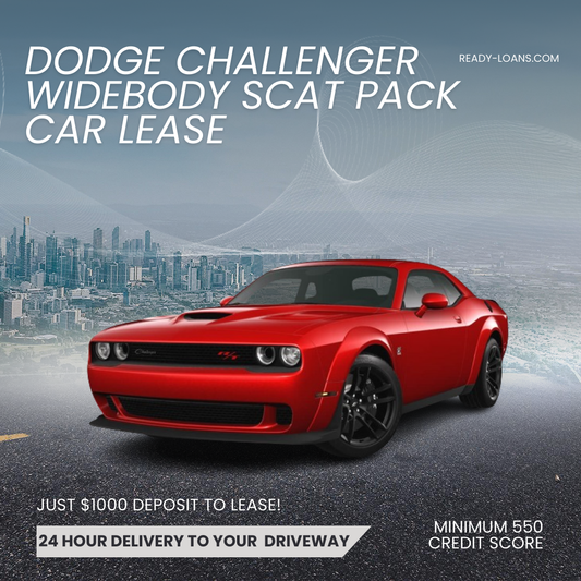 DODGE CHALLENGER SCATPACK CAR LEASE (24 HOUR DELIVERY)