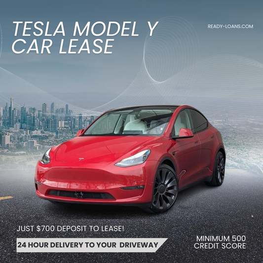 TESLA MODEL Y CAR LEASE (24 HOUR DELIVERY)